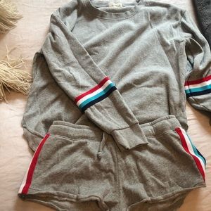 Matching Oceandrive sweatshirt and shorts set
